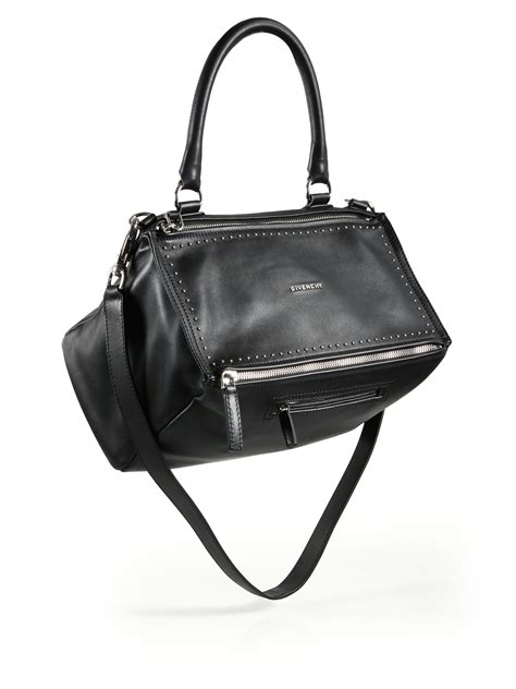 givenchy pandora bag medium pepe leather black|givenchy medium pandora bag.